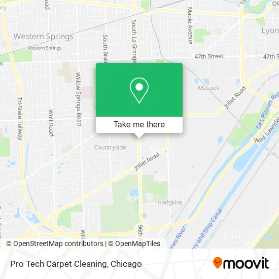 Pro Tech Carpet Cleaning map