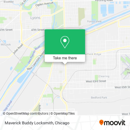 Maverick Buddy Locksmith map