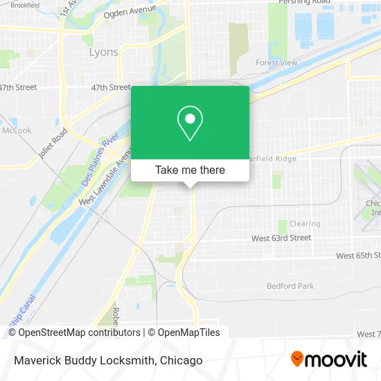 Maverick Buddy Locksmith map