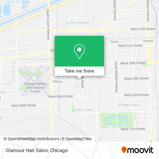 Mapa de Glamour Hair Salon