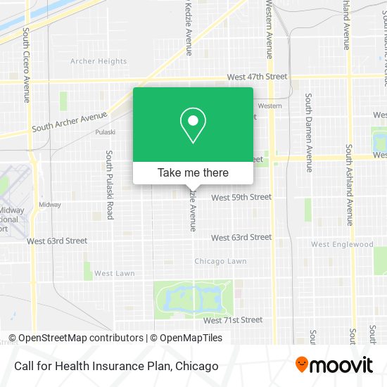 Call for Health Insurance Plan map