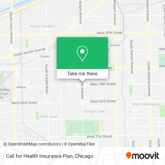 Call for Health Insurance Plan map