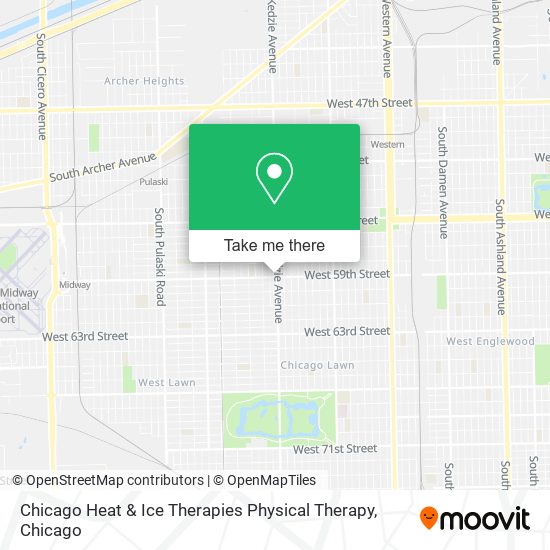 Mapa de Chicago Heat & Ice Therapies Physical Therapy