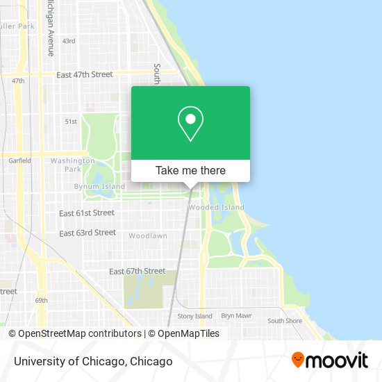 Mapa de University of Chicago