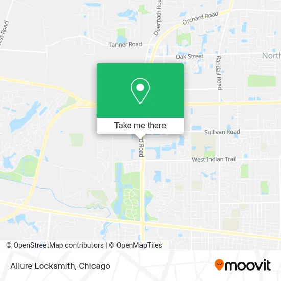 Allure Locksmith map