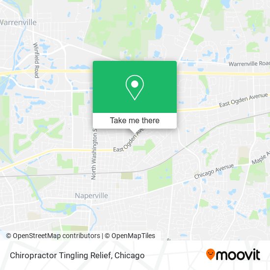Mapa de Chiropractor Tingling Relief