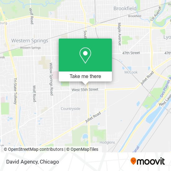 David Agency map