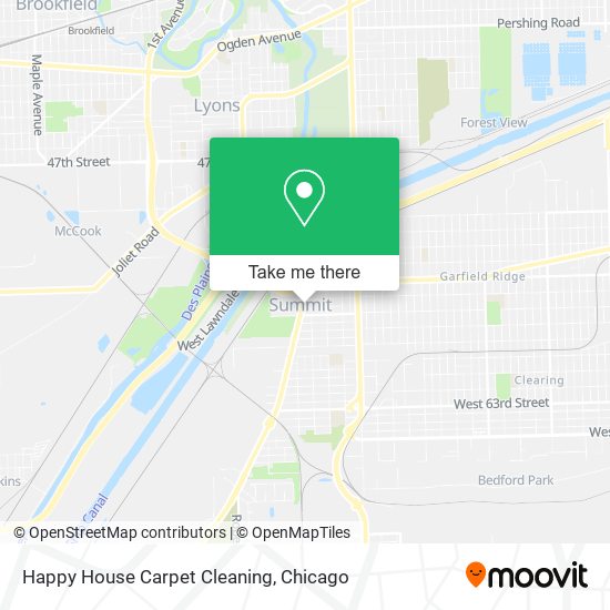 Happy House Carpet Cleaning map