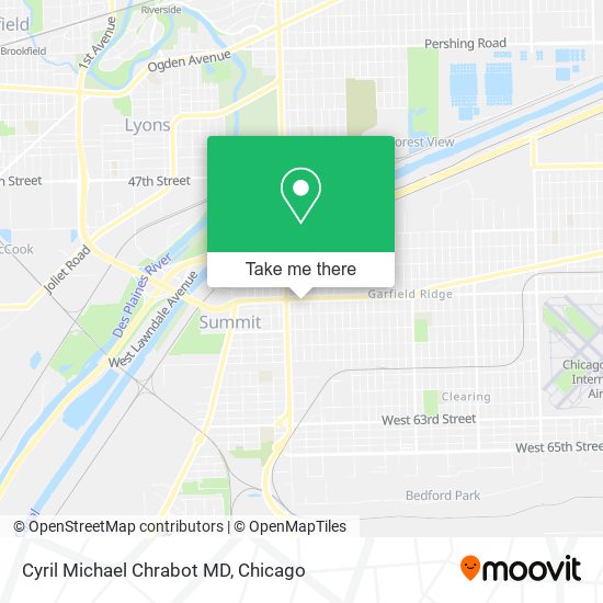 Cyril Michael Chrabot MD map