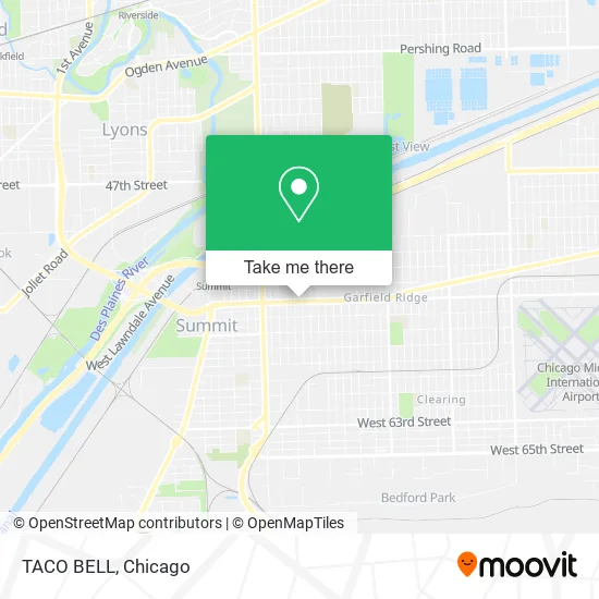 TACO BELL map