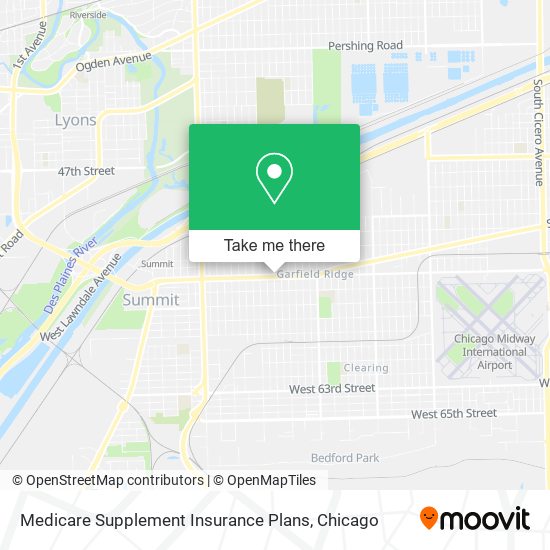 Medicare Supplement Insurance Plans map