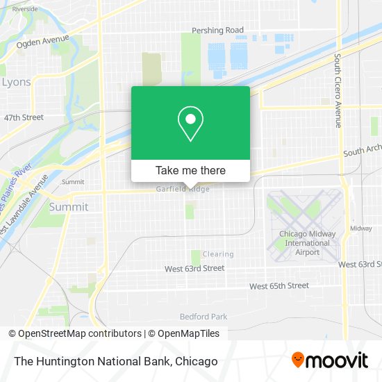 The Huntington National Bank map