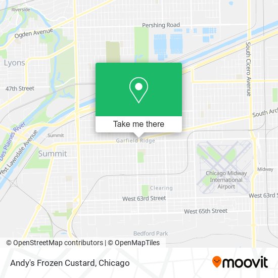 Mapa de Andy's Frozen Custard