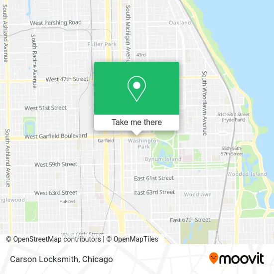 Carson Locksmith map