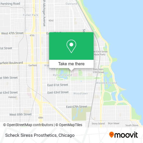 Mapa de Scheck Siress Prosthetics