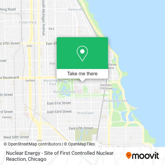 Mapa de Nuclear Energy - Site of First Controlled Nuclear Reaction