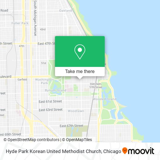Hyde Park Korean United Methodist Church map