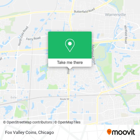 Mapa de Fox Valley Coins