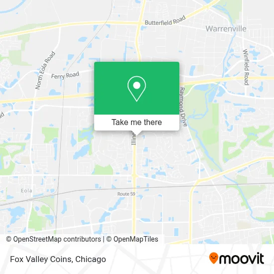 Fox Valley Coins map
