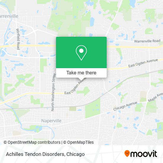 Achilles Tendon Disorders map