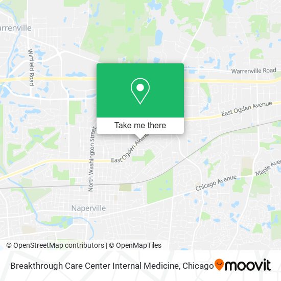 Breakthrough Care Center Internal Medicine map