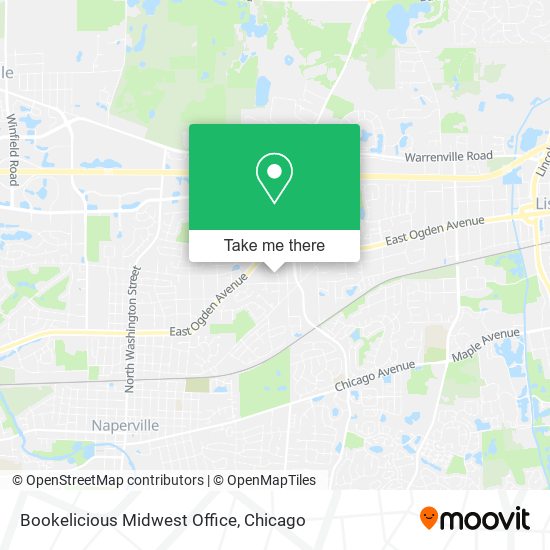 Bookelicious Midwest Office map