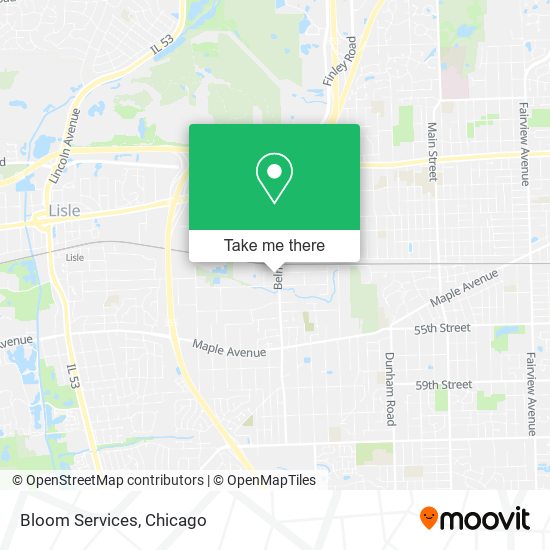 Bloom Services map