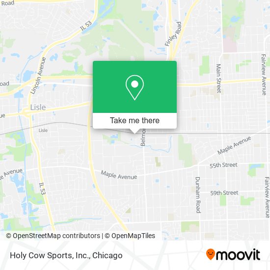 Mapa de Holy Cow Sports, Inc.