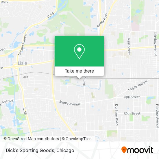 Mapa de Dick's Sporting Goods