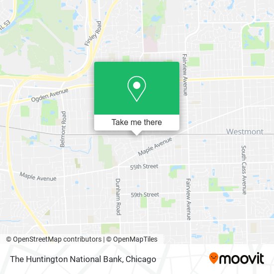 The Huntington National Bank map