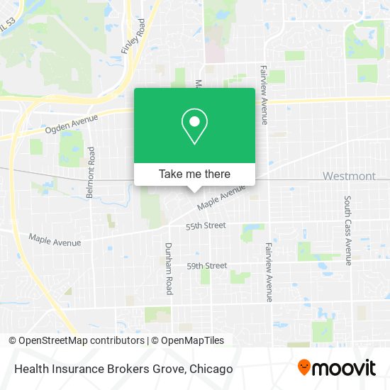Health Insurance Brokers Grove map