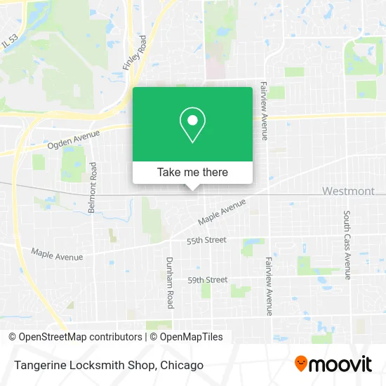 Tangerine Locksmith Shop map