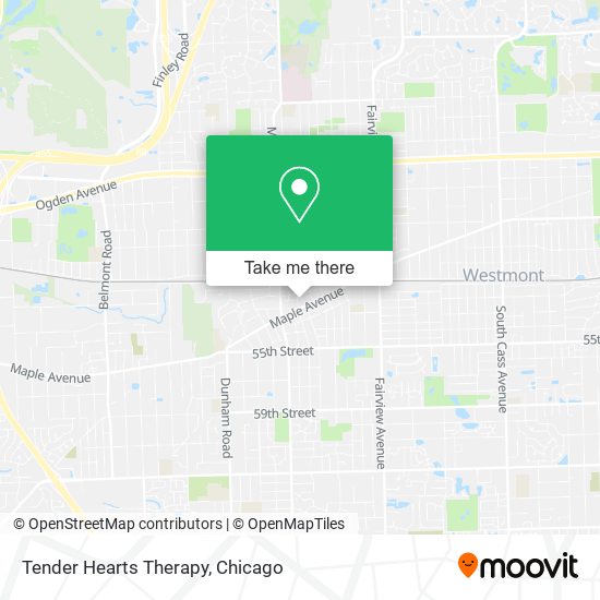 Tender Hearts Therapy map
