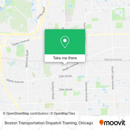Boston Transportation Dispatch Training map