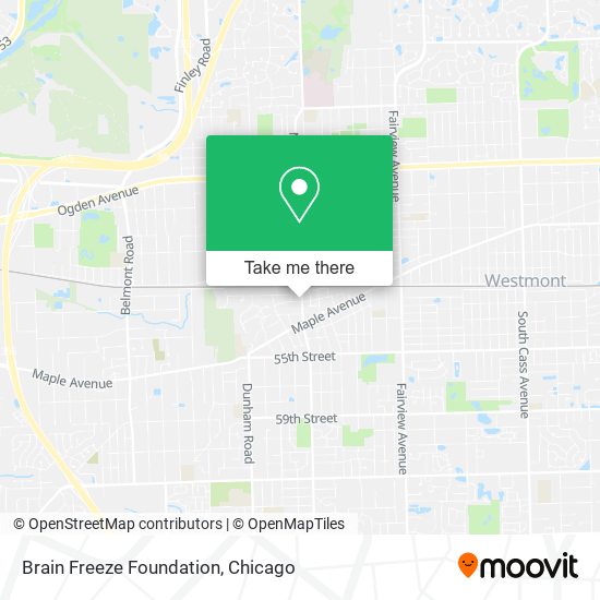 Mapa de Brain Freeze Foundation
