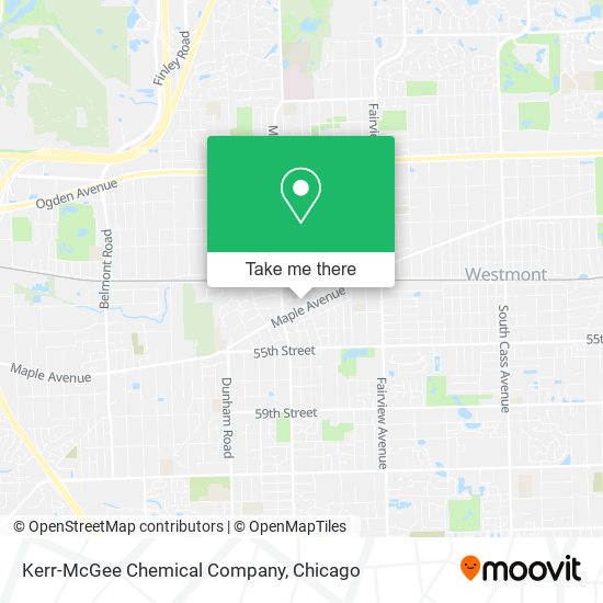 Kerr-McGee Chemical Company map