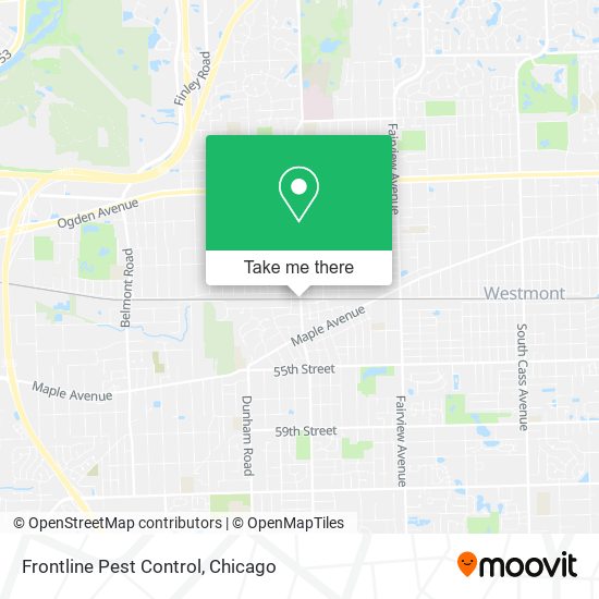 Frontline Pest Control map