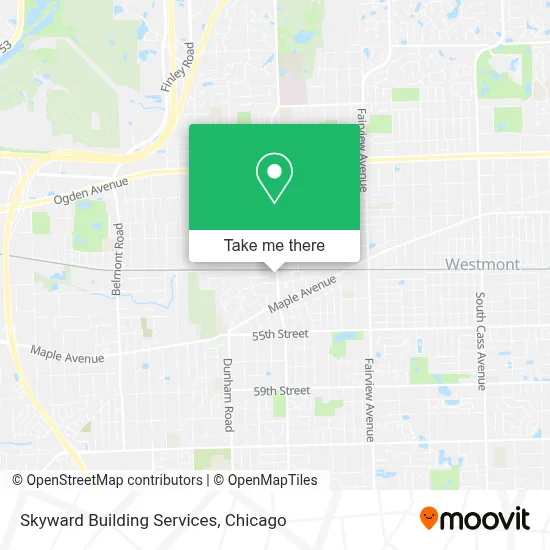 Skyward Building Services map