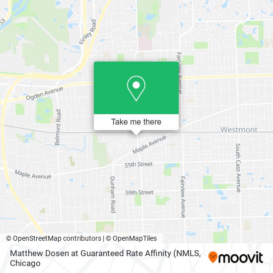 Mapa de Matthew Dosen at Guaranteed Rate Affinity