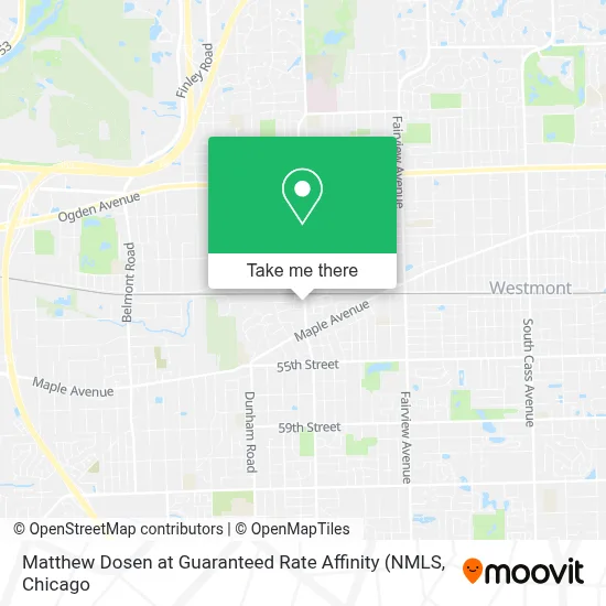 Matthew Dosen at Guaranteed Rate Affinity map