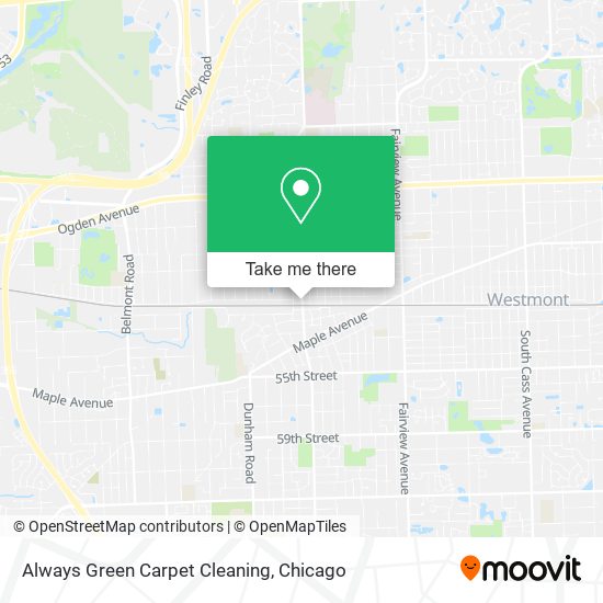 Always Green Carpet Cleaning map