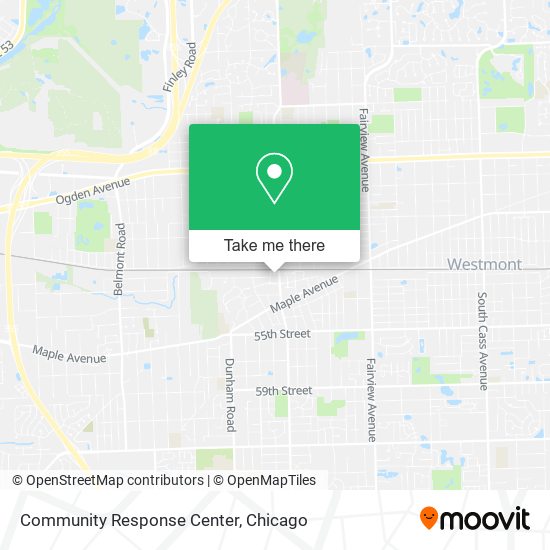 Community Response Center map