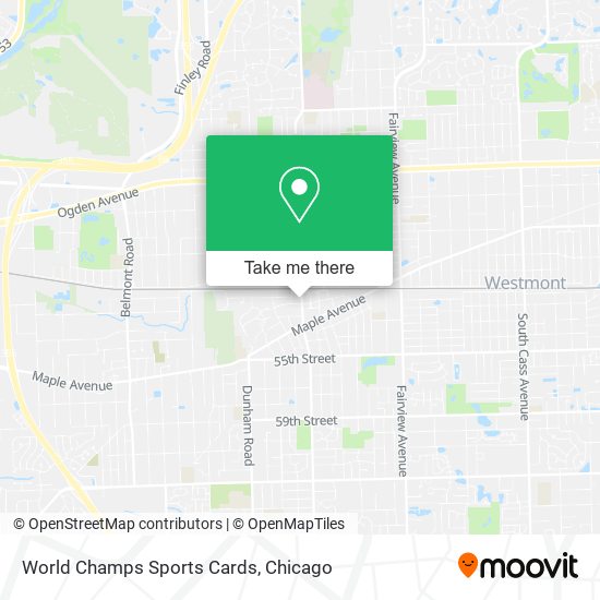 Mapa de World Champs Sports Cards