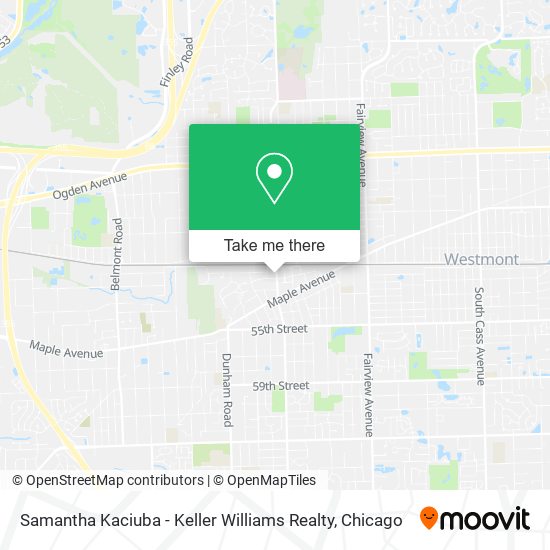 Samantha Kaciuba - Keller Williams Realty map