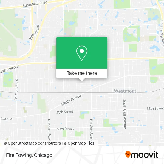 Fire Towing map