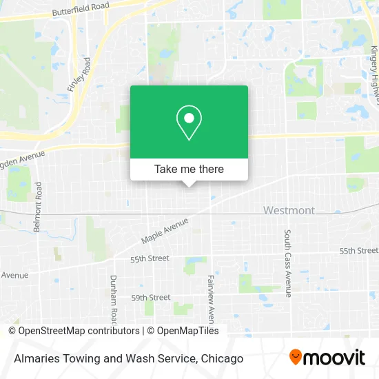 Almaries Towing and Wash Service map