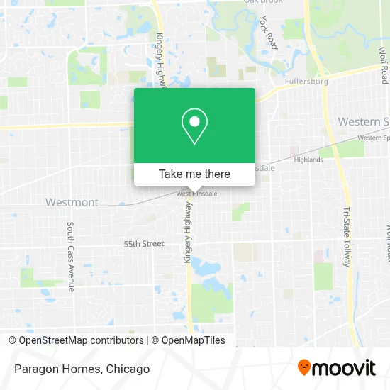 Paragon Homes map