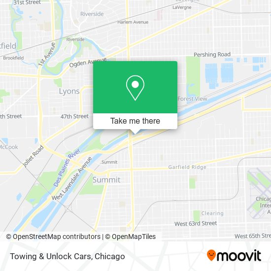 Mapa de Towing & Unlock Cars