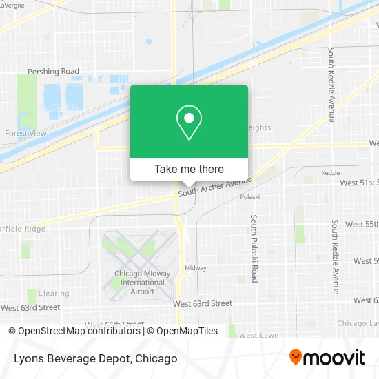 Lyons Beverage Depot map