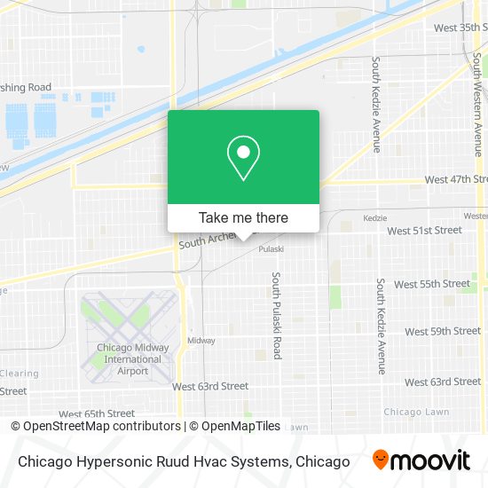 Mapa de Chicago Hypersonic Ruud Hvac Systems